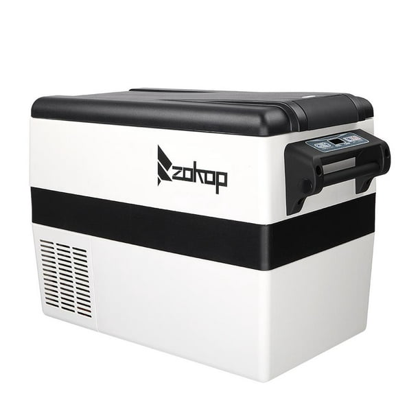 54 Qt Portable Fridge Freezer 24/12V Car Refrigerator Cooler Electric Cool